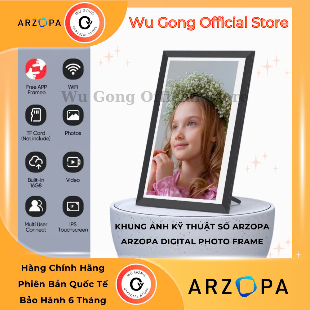 Khung Ảnh Kỹ Thuật Số ARZOPA